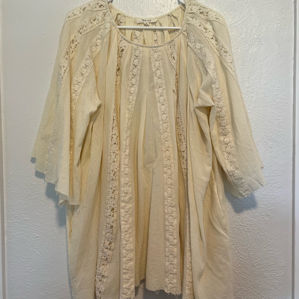 Oli & Hali Cream Mini Dress